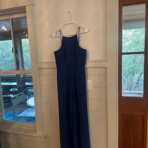 Chic Royal Blue Jumpsuit